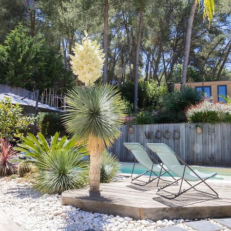 Charmant Studio Lodge Climatise Avec Jardin Et Vue Sur Le Pic Saint Loup Jacou Dış mekan fotoğraf